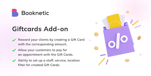 Booknetic – Giftcards Addon